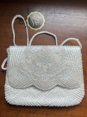 La Regale Vintage Beaded Evening Bag